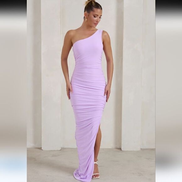 Clubl London Lavender Persian Maxi Dress size 16 - Picture 2 of 9